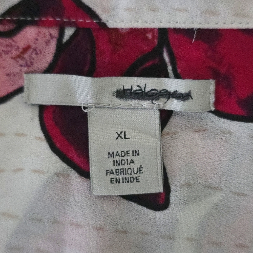 Halogen‎ Sleeveless Floral Blouse XL - Picture 3 of 5